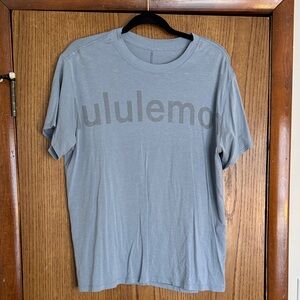 lululemon athletica Blue Short Sleeve Tee